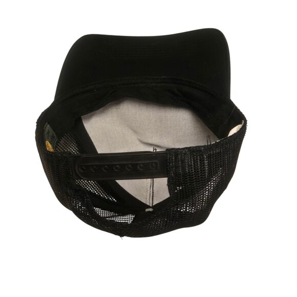 Bass Pro Shops Youth Black Mesh Trucker Hat Adjustable Snapback Fishing Logo - Picture 6 of 10